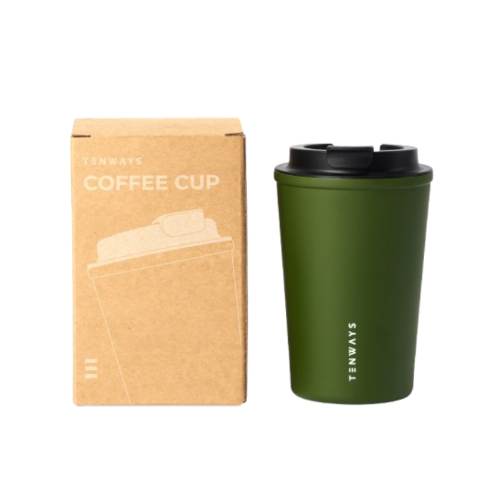 Insulated Travel Coffee Cup (Green)